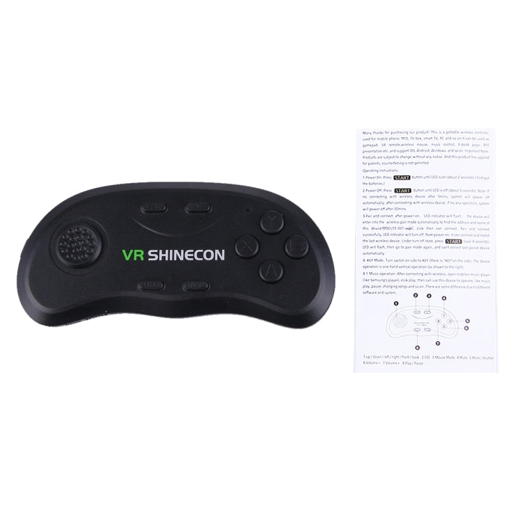نظارات الواقع الافتراضي VR Shinecon للأفلام والألعاب ثلاثية الأبعاد مع وحدة تحكم عن بعد بلوتوث، SC-B01