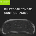 نظارات الواقع الافتراضي VR Shinecon للأفلام والألعاب ثلاثية الأبعاد مع وحدة تحكم عن بعد بلوتوث، SC-B01