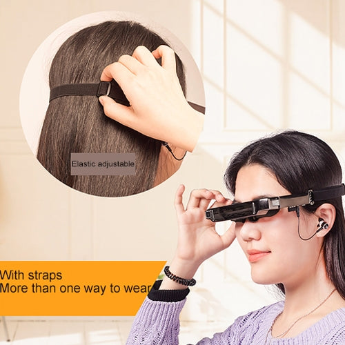 نظارات VISION-800 الذكية فائقة الدقة بنظام أندرويد 4.4 مع 1 جيجابايت + 2 جيجابايت ذاكرة، نظارات شبكية ثلاثية الأبعاد VR مع كاميرا 5.0 ميجابكسل، تدعم الواي فاي، البلوتوث، بطاقة TF، تسجيل الفيديو