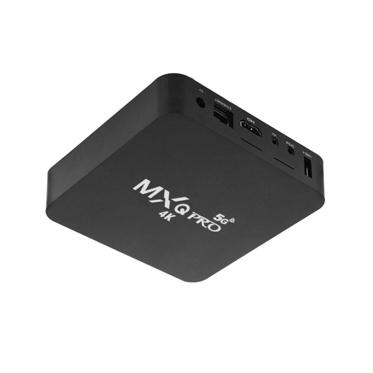 مشغل وسائط MXQ Pro 5G بدقة 1280 × 720 Full HD، 1GB+8GB، لوحة RK30 رباعية النواة، أندرويد 7.1، صندوق تلفاز مع جهاز تحكم عن بعد