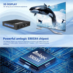صندوق تلفاز ذكي Tanix X4 أندرويد 11، معالج رباعي النواة Amlogic S905X4، 4GB+32GB، واي فاي مزدوج، بلوتوث، 4GB+32GB