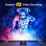 صندوق تلفاز ذكي X88 Pro 13 أندرويد 13.0 مع جهاز تحكم عن بعد، RK3528 رباعي النواة، 4G+32GB، 4G+32GB
