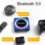 صندوق تلفاز ذكي أكريليك X88 Pro 13 8K ألترا HD أندرويد 13.0 مع جهاز تحكم عن بعد، RK3528 رباعي النواة، 4G+32GB، 4G+32GB