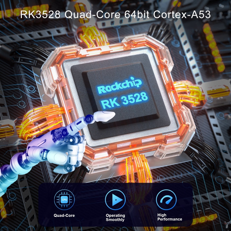 صندوق تلفاز ذكي أكريليك X88 Pro 13 8K ألترا HD أندرويد 13.0 مع جهاز تحكم عن بعد، RK3528 رباعي النواة، 4G+64GB، 4G+64GB