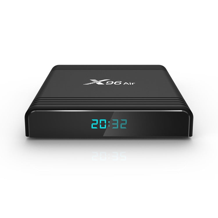 صندوق تلفاز ذكي X96 Air 8K بنظام أندرويد 9.0 مشغل وسائط مع جهاز تحكم عن بعد، رباعي النواة Amlogic S905X3، ذاكرة وصول عشوائي: 4 جيجابايت، ذاكرة تخزين داخلية: 32 جيجابايت، واي فاي مزدوج النطاق، بلوتوث، قابس أسترالي، 4GB+32GB