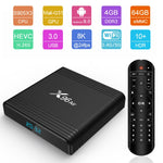 صندوق تلفاز ذكي X96 Air 8K بنظام أندرويد 9.0 مشغل وسائط مع جهاز تحكم عن بعد، رباعي النواة Amlogic S905X3، ذاكرة وصول عشوائي: 4 جيجابايت، ذاكرة تخزين داخلية: 32 جيجابايت، واي فاي مزدوج النطاق، بلوتوث، قابس أسترالي، 4GB+32GB