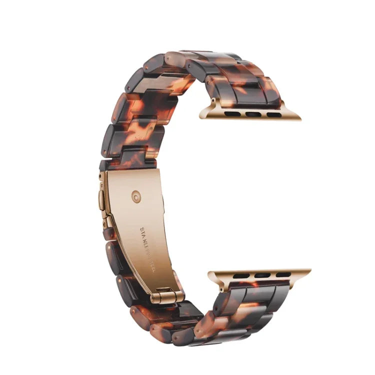 سوار ساعة بسيط من الراتينج للأزياء، لسلسلة Apple Watch 4 مقاس 44مم وسلسلة 3 و2 و1 مقاس 42مم، لسلسلة Apple Watch 4 مقاس 40مم وسلسلة 3 و2 و1 مقاس 38مم، لسلسلة Apple Watch 4 مقاس 44مم وسلسلة 3 و2 و1 مقاس 42مم وسلسلة 3 و2 و1 مقاس 42مم