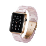 سوار ساعة بسيط من الراتينج للأزياء، لسلسلة Apple Watch 4 مقاس 44مم وسلسلة 3 و2 و1 مقاس 42مم، لسلسلة Apple Watch 4 مقاس 40مم وسلسلة 3 و2 و1 مقاس 38مم، لسلسلة Apple Watch 4 مقاس 44مم وسلسلة 3 و2 و1 مقاس 42مم وسلسلة 3 و2 و1 مقاس 42مم