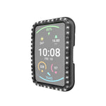 For Huawei Watch Fit Single Row Diamond PC Protective Case Cover
