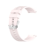 For Huawei Watch GT 2 46mm Silicone Replacement Wrist Strap Watchband, with Black Buckle, with Silver Buckle