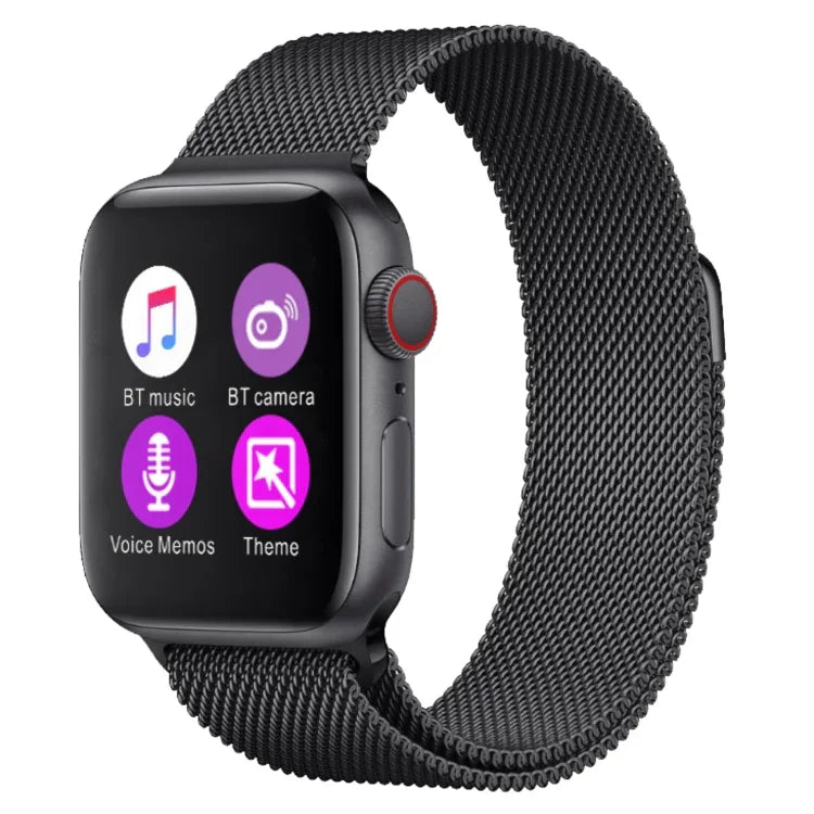 ساعة ذكية H55Pro بشاشة TFT مقاس 1.4 بوصة مع بلوتوث، تدعم مراقبة النوم / مراقبة معدل ضربات القلب / مراقبة ضغط الدم، النمط: سوار فولاذي، النمط: سوار فولاذي (أسود)، النمط: سوار فولاذي (فضي)