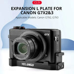 لوحة توسعة كاميرا YELANGU CL9 لوحة L لكاميرا Canon G7X2/ G7X23، CL9 لكاميرا Canon G7X2