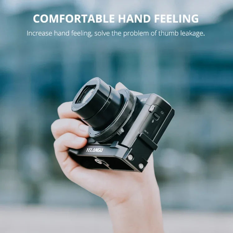 لوحة توسعة كاميرا YELANGU CL9 لوحة L لكاميرا Canon G7X2/ G7X23، CL9 لكاميرا Canon G7X2