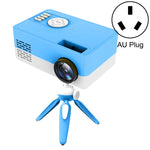 جهاز عرض LED منزلي صغير J15 بدقة 1920x1080P مع حامل ثلاثي القوائم، دعم AV / HDMI x 1 / USB x 1 / TF x 1، قابس الاتحاد الأوروبي، قابس الولايات المتحدة، قابس المملكة المتحدة، قابس أستراليا
