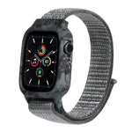 أشرطة ساعة بديلة من النايلون لساعات Apple Watch Series 6 & SE & 5 & 4 مقاس 40مم / 3 & 2 & 1 مقاس 38مم، لساعات Apple Watch Series 7 مقاس 41مم / 6 & SE & 5 & 4 مقاس 40مم / 3 & 2 & 1 مقاس 38مم
