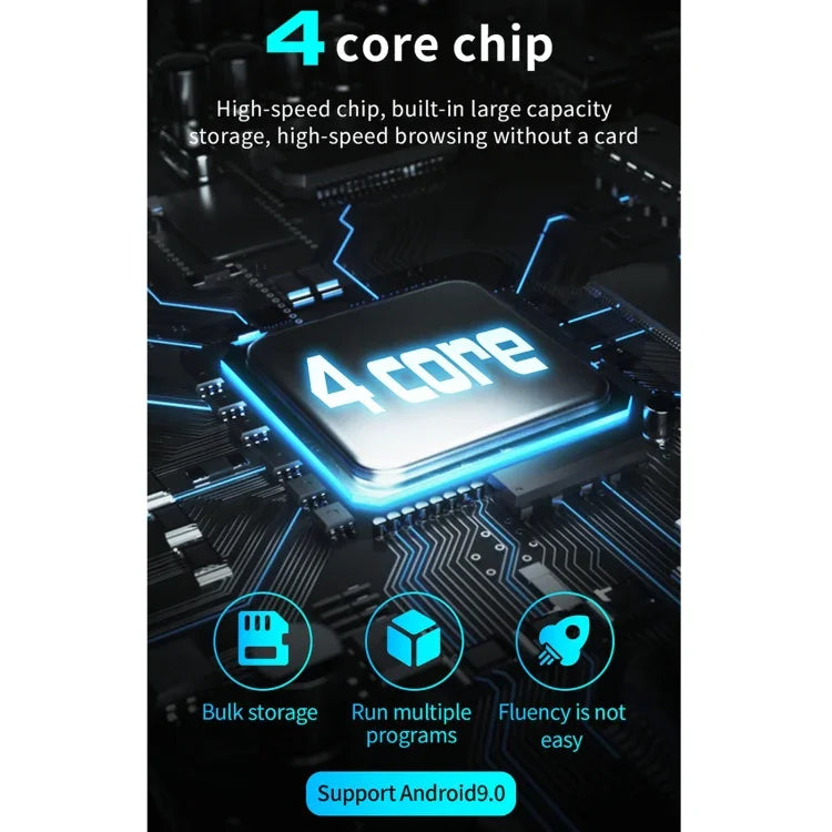 ساعة هاتف ذكية H1(1+8) بشاشة كاملة مقاس 1.54 بوصة وكاميرتان، تدعم بطاقة SIM / تتبع GPS / مسار الوقت الحقيقي / مراقبة درجة الحرارة
