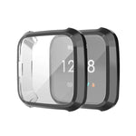 غطاء حماية مطلي كامل من TPU لساعة Fitbit Versa Lite الذكية