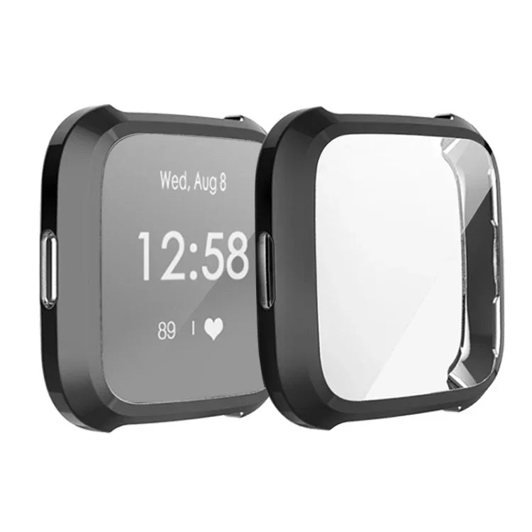 غطاء حماية مطلي كامل من TPU لساعة Fitbit Versa Lite الذكية