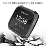غطاء حماية مطلي كامل من TPU لساعة Fitbit Versa Lite الذكية