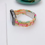 سوار ساعة من خرز الخشب المنسوج لسلسلة Apple Watch 6 و SE و 5 و 4 مقاس 44 مم / 3 و 2 و 1 مقاس 42 مم، لسلسلة Apple Watch Ultra مقاس 49 مم / 8 و 7 مقاس 45 مم / SE 2 و 6 و SE و 5 و 4 مقاس 44 مم / 3 و 2 و 1 مقاس 42 مم