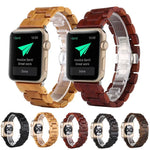 سوار معصم بديل من الخشب، لسلسلة Apple Watch 7 مقاس 41 مم / و 6 و SE و 5 و 4 مقاس 40 مم، لسلسلة Apple Watch 7 مقاس 45 مم / و 6 و SE و 5 و 4 مقاس 44 مم