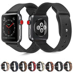 سوار ساعة من جلد TPU ملصوق لسلسلة Apple Watch 6 و SE و 5 و 4 مقاس 44مم / 3 و 2 و 1 مقاس 42مم