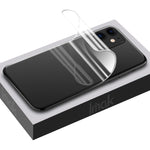 2 قطعة من واقي شاشة كامل منحني IMAK بسماكة 0.15 مم من فيلم هيدروجيل مع واقي خلفي، لهاتف iPhone 12 Pro Max