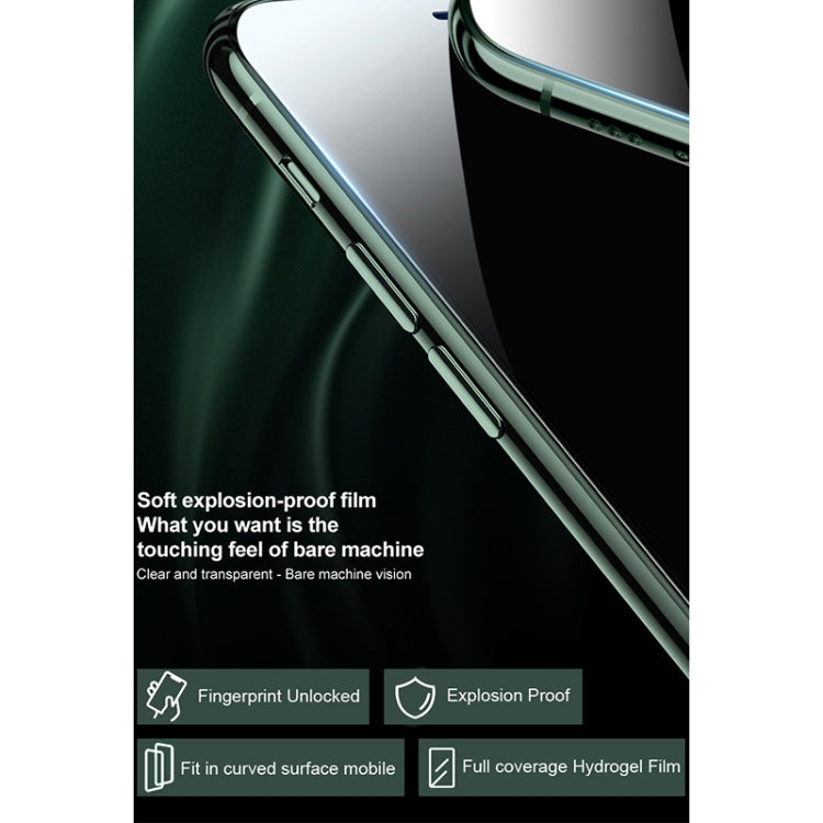 2 قطعة فيلم هيدروجيل واقي شاشة كامل منحني 0.15 مم من IMAK، لهاتف iPhone 12 Pro Max
