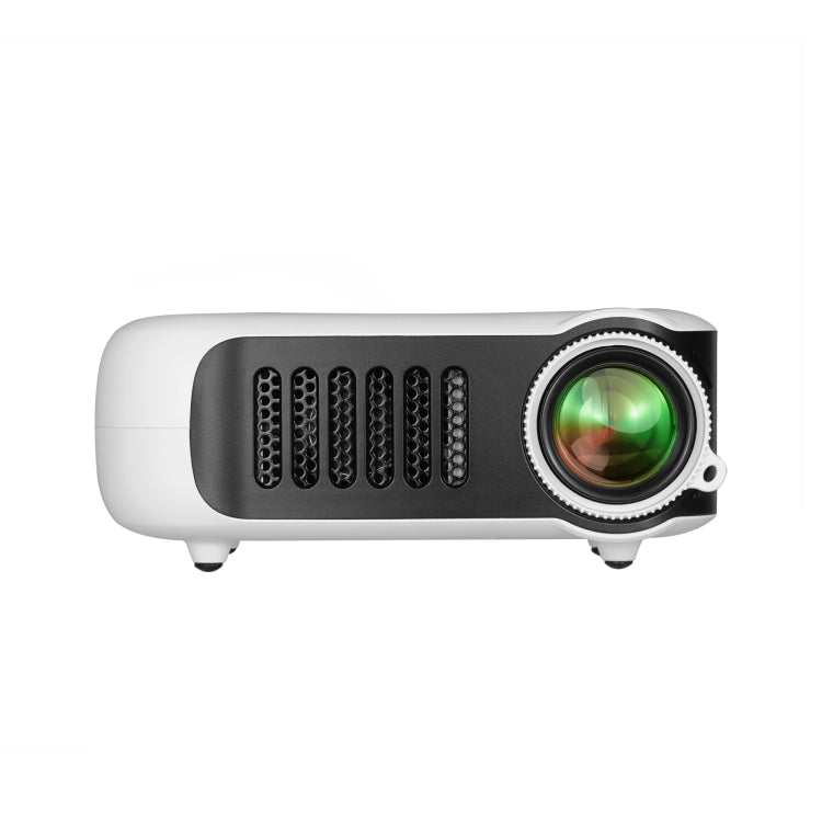 جهاز عرض رقمي منزلي صغير TRANSJEE A2000 بدقة 320x240P وسطوع 1000 لومن ANSI، نوع القابس: قابس أستراليا (أبيض)