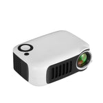 TRANSJEE A2000 320x240P 1000 ANSI Lumens Mini Home Theater HD Digital Projector, Plug Type: AU Plug, Plug Type: AU Plug(White)