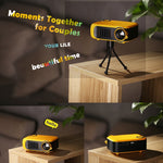 TRANSJEE A2000 320x240P 1000 ANSI Lumens Mini Home Theater HD Digital Projector, Plug Type: AU Plug, Plug Type: AU Plug(White)
