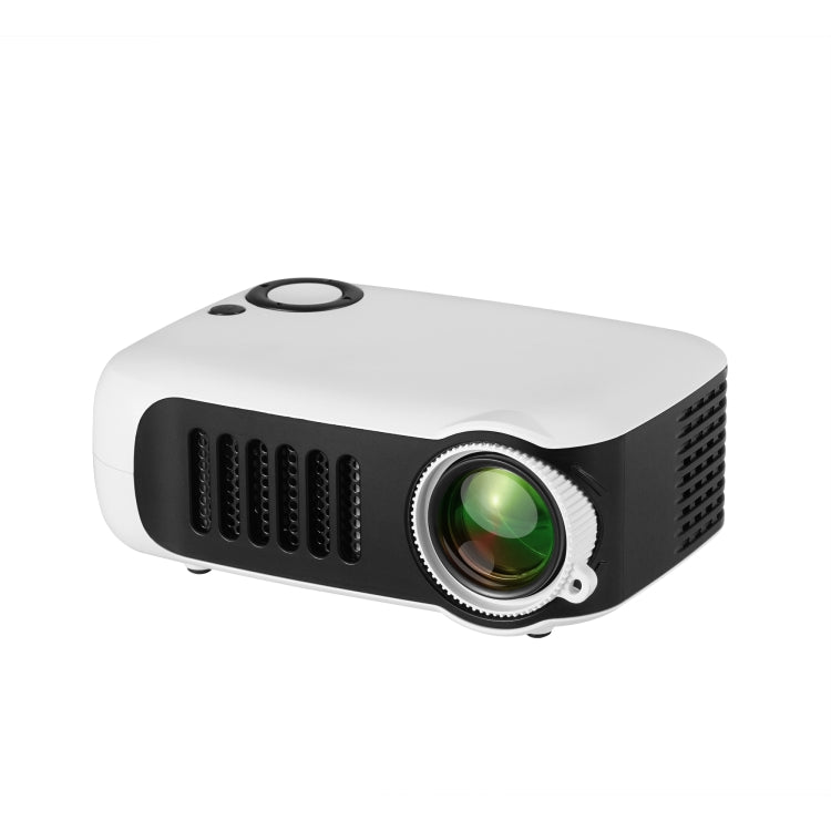 جهاز عرض رقمي منزلي صغير TRANSJEE A2000 بدقة 320x240P وسطوع 1000 لومن ANSI، نوع القابس: قابس الولايات المتحدة (أبيض)