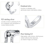 خاتم نسائي مفتوح بنجوم المجرة من الفضة الإسترلينية S925، نجوم المجرة