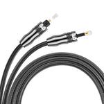 كابل صوت رقمي Toslink إلى Mini Toslink بصوت رقمي EMK OD1.0 مم 3.5 مم، 1 متر، 1.5 متر، 2 متر، 3 متر، 5 متر