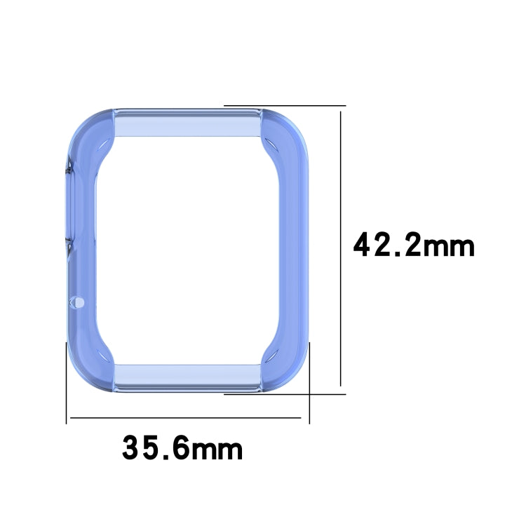 For Xiaomi Watch Color Sport Half Coverage Hollowed TPU Protective Case, For Xiaomi Mi Watch Lite
