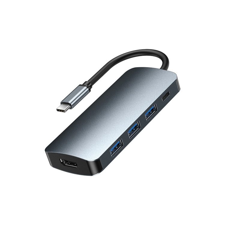 محطة إرساء متعددة الوظائف Remax RU-U5 5 في 1 Type-C / USB-C، 5 في 1
