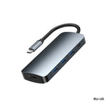 محطة إرساء متعددة الوظائف Remax RU-U5 5 في 1 Type-C / USB-C، 5 في 1