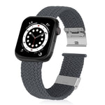 Braided + Stainless Steel Replacement Watchbands For Apple Watch Series 6 & SE & 5 & 4 40mm / 3 & 2 & 1 38mm, For Apple Watch Series 7 41mm / 6 & SE & 5 & 4 40mm, For Apple Watch Series 8&7 41mm / SE 2&6&SE&5&4 40mm / 3&2&1 38mm                        ...