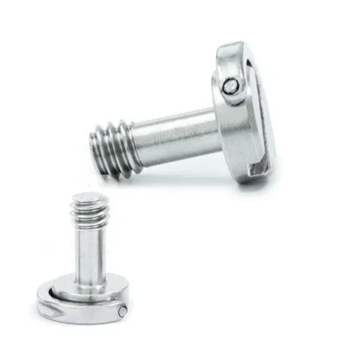 براغي تثبيت لوحة كاميرا EXIN LS095 2 قطعة بحلقة D، براغي إطلاق سريع 1/4 بوصة، LS095