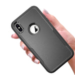 TPU + PC Shockproof Protective Case, For iPhone XS Max