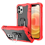 PC + Rubber 3-layers Shockproof Protective Case with Rotating Holder, For iPhone 12 Mini, For iPhone 12 / 12 Pro, For iPhone 12 Pro, For iPhone 12 Pro Max