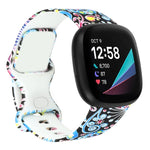 For Fitbit Versa 3 Printing Replacement Strap Watchband, L