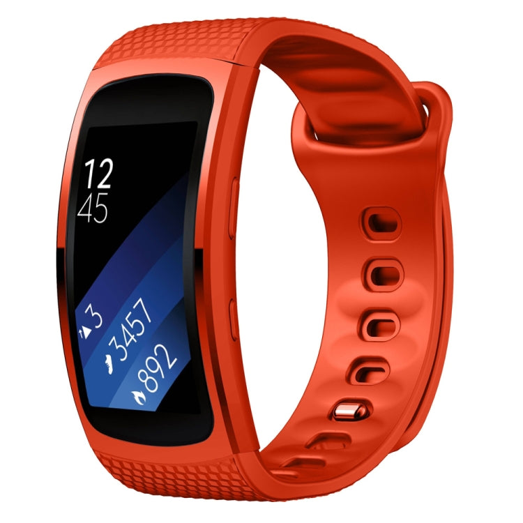 لسوار استبدال من السيليكون لسوار ساعة Samsung Gear Fit2 Pro، S، L