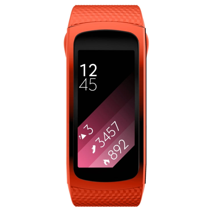 لسوار استبدال من السيليكون لسوار ساعة Samsung Gear Fit2 Pro، S، L