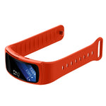 لسوار استبدال من السيليكون لسوار ساعة Samsung Gear Fit2 Pro، S، L