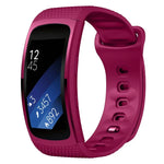 For Samsung Gear Fit2 Pro Silicone Replacement Strap Watchband, S, L