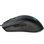 فأرة ألعاب سلكية ميكانيكية HXSJ A883 بـ 7 أزرار ودقة 6400 DPI مع إضاءة RGB