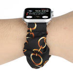 سوار ساعة بديل من حلقة شعر قماشية لسلسلة Apple Watch 8 و 7 بمقاس 45مم / SE 2 و 6 و SE و 5 و 4 بمقاس 44مم / 3 و 2 و 1 بمقاس 42مم، لسلسلة Apple Watch 8 و 7 بمقاس 41مم / SE 2 و 6 و SE و 5 و 4 بمقاس 40مم / 3 و 2 و 1 بمقاس 38مم