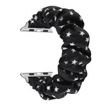 سوار ساعة بديل من حلقة شعر قماشية لسلسلة Apple Watch 8 و 7 بمقاس 45مم / SE 2 و 6 و SE و 5 و 4 بمقاس 44مم / 3 و 2 و 1 بمقاس 42مم، لسلسلة Apple Watch 8 و 7 بمقاس 41مم / SE 2 و 6 و SE و 5 و 4 بمقاس 40مم / 3 و 2 و 1 بمقاس 38مم