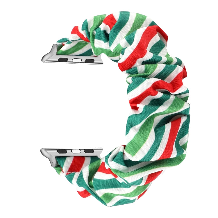 Fabric Hair Ring Replacement Strap Watchband, For Apple Watch Ultra 49mm / Series 8&7 45mm / SE 2&6&SE&5&4 44mm / 3&2&1 42mm, For Apple Watch Series 8&7 41mm / SE 2&6&SE&5&4 40mm / 3&2&1 38mm